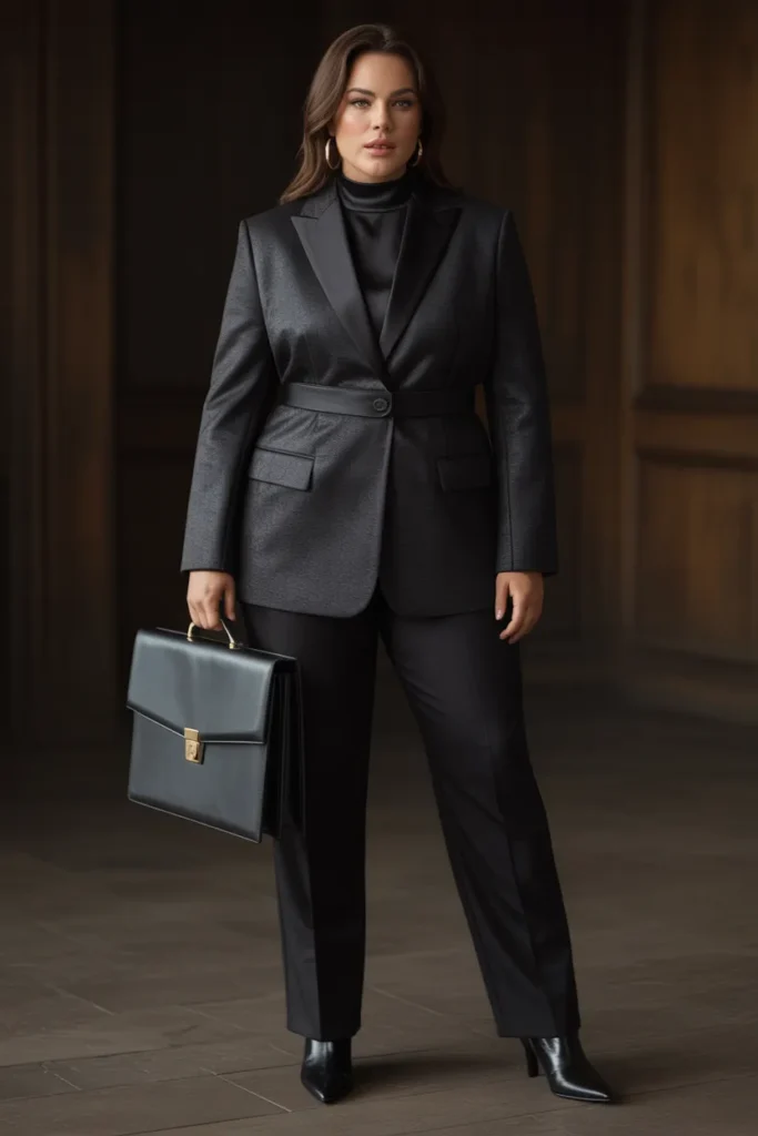Monochrome Black Tailored Suit
