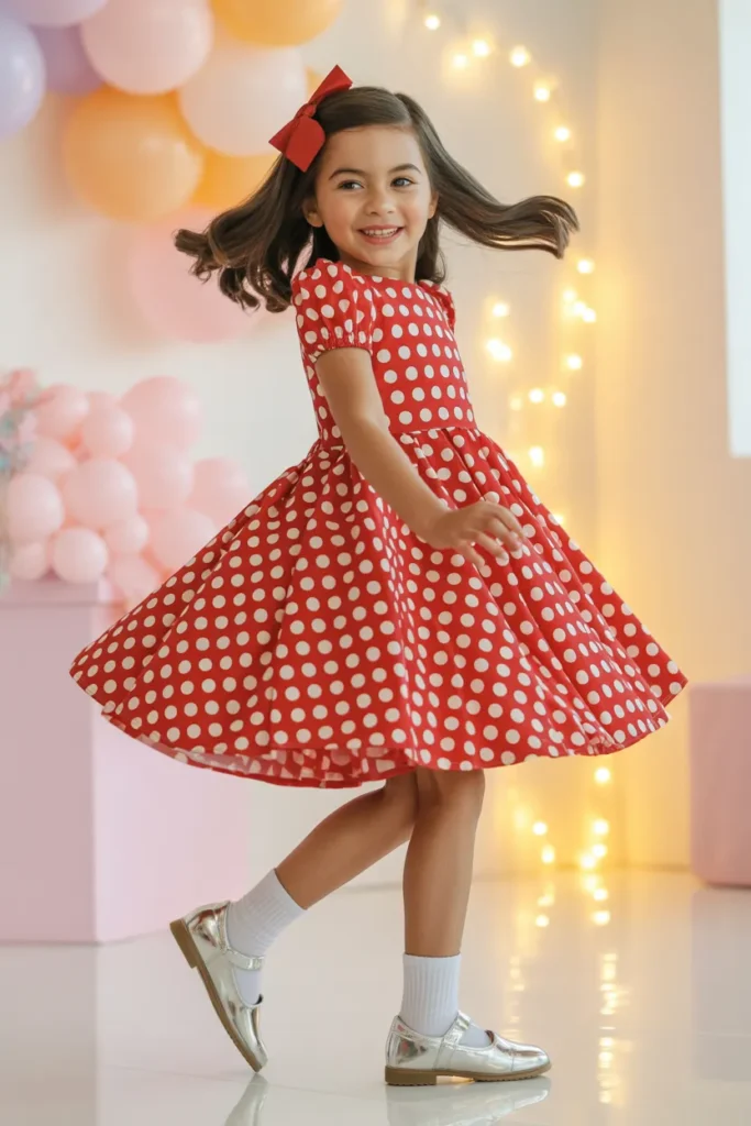 Playful Polka Dot Dress