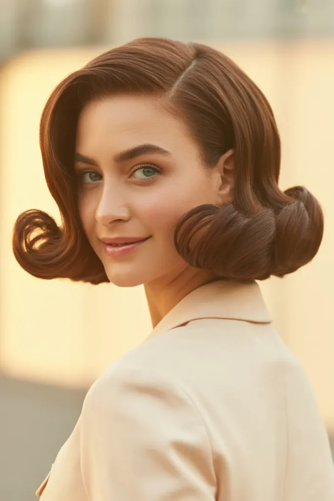 Retro Flip Shoulder Lob
