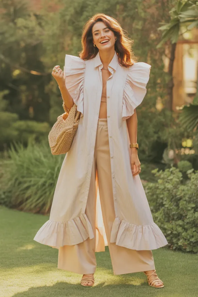 Ruffled Mini Dress