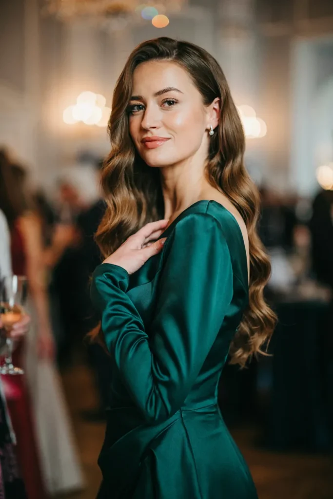 Side Swept Curls