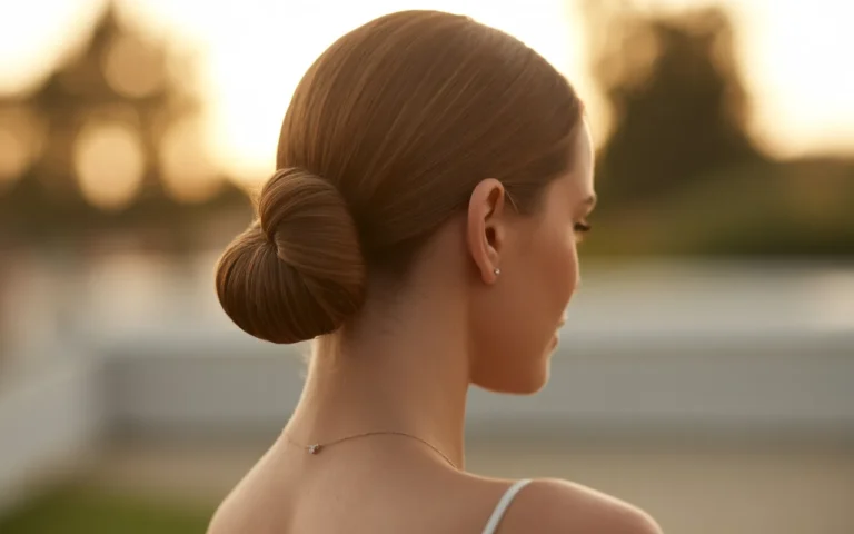 Sleek Low Hair Chignon
