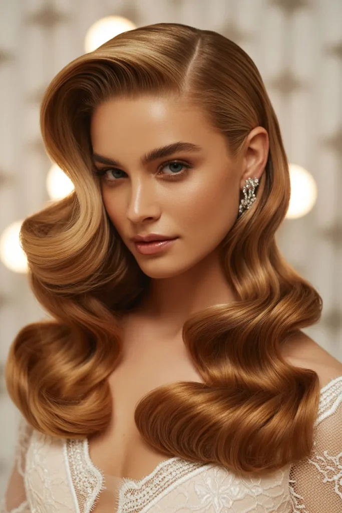 Sleek Side Part Wave
