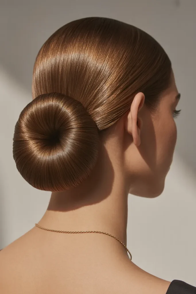 Smooth Crown Low Chignon