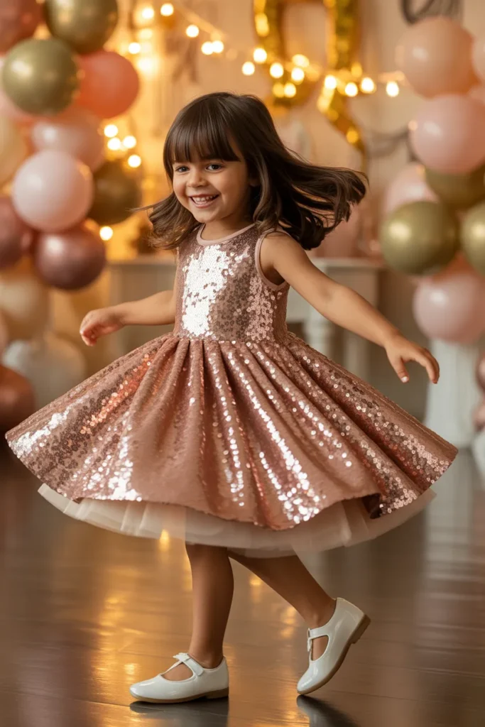 Sparkly Sequined Party Dress