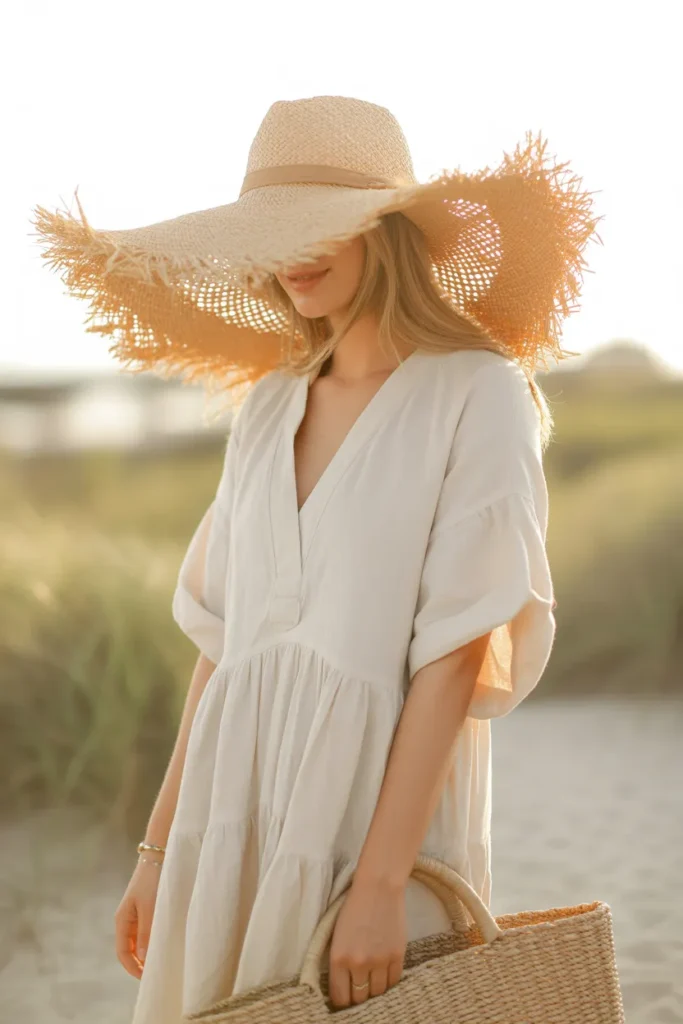 Straw Hat Outfit