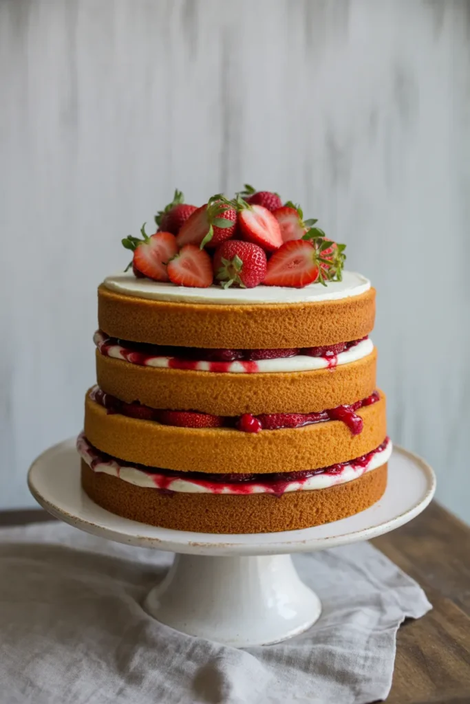 Strawberry Basil Cream