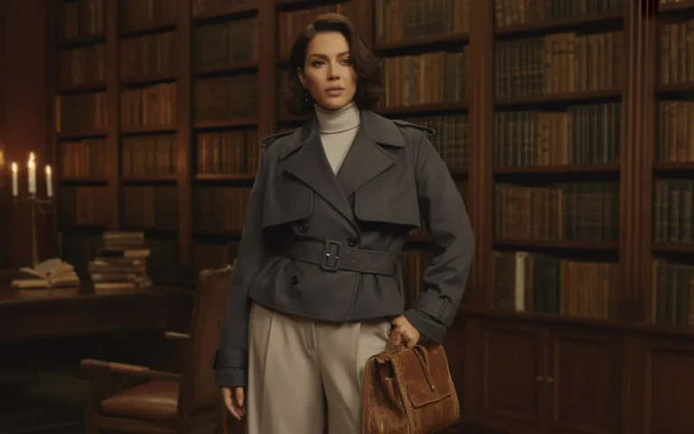 Tailored Wool Trench Coat