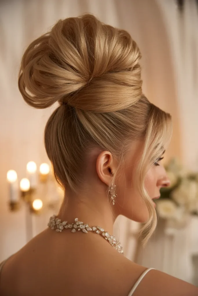 Textured High Bun