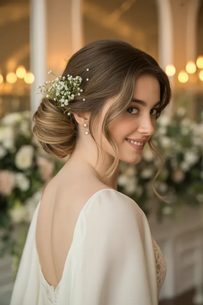Textured Low Chignon