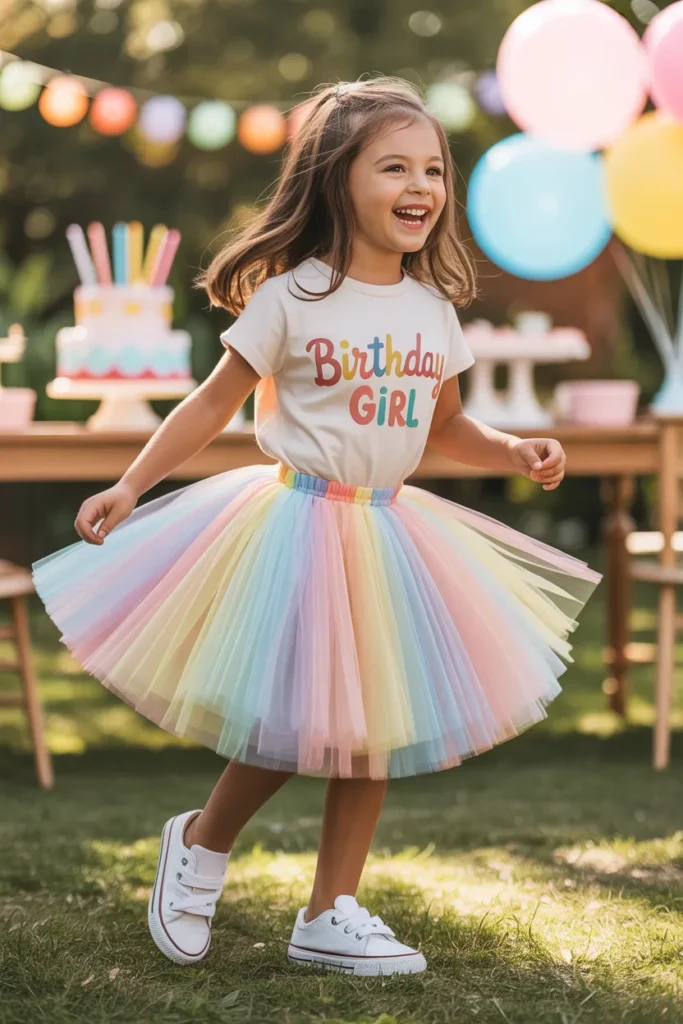 Tutu Skirt and Graphic Tee