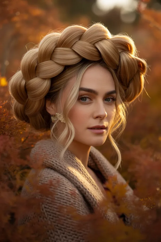 Voluminous Dutch Braid Crown