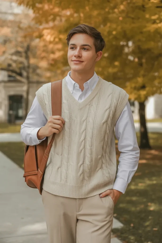 Chunky Knit Sweater Vests