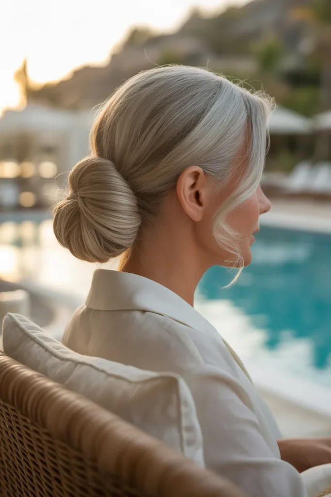 Classic Low Chignon,