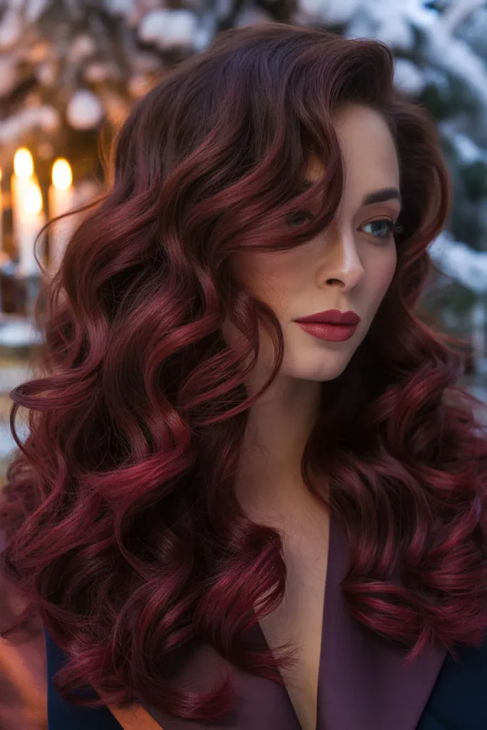 Crimson Tinted Soft Waves