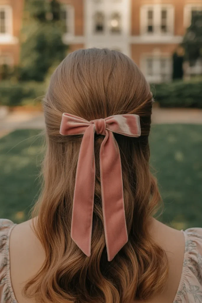 Half Up Ribbon Bow