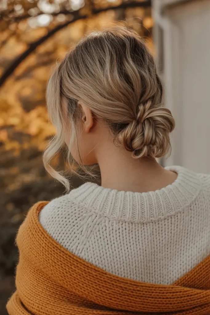 Low Messy Space Buns