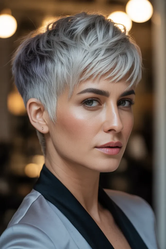 Textured Pixie Cut