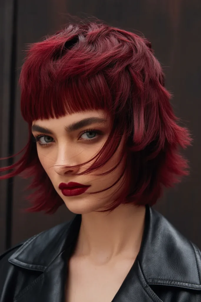 Ruby Shaggy Wolf Cut