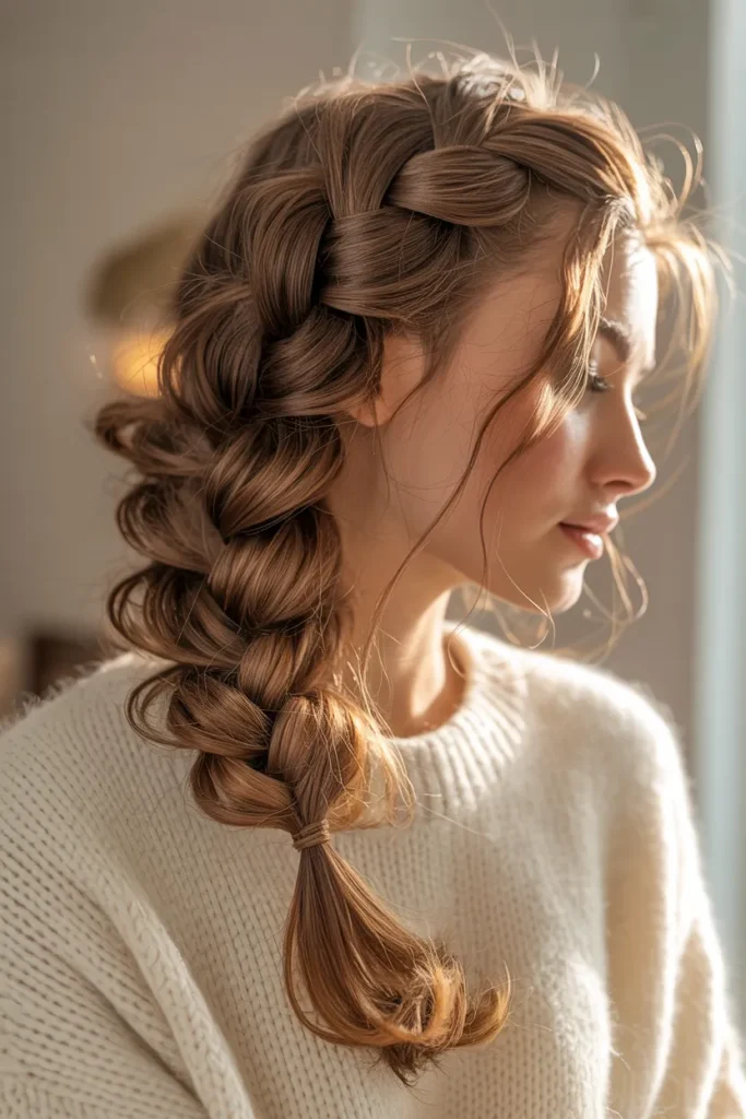 Textured Side Braid